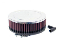 Load image into Gallery viewer, K&amp;N Universal Chrome Filter 2 9/16 Flange / 6in OD / 2in H / CR TP V