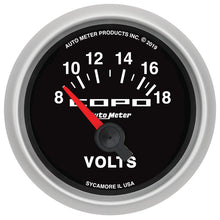 Load image into Gallery viewer, Autometer 52mm 18V Electric Voltmeter Chevrolet COPO Camaro