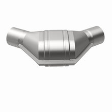 Load image into Gallery viewer, MagnaFlow Universal Catalytic Converter 2.25 Angled In/Out Front CA