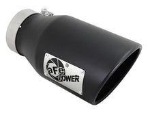 Load image into Gallery viewer, aFe Diesel Exhaust Tip Bolt On Black 4in Inlet x 6in Outlet x 12in