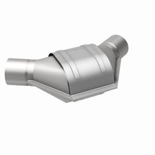 Load image into Gallery viewer, MagnaFlow Universal Catalytic Converter 2.50inch Angled Inlet/Outlet