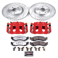 Power Stop 2010 Ford Taurus Front Z36 Truck & Tow Brake Kit w/Calipers