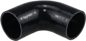 90 Degree Elbow 4-Ply High Performance Coupler Silicone Hose for Vehicle with T-Bolt Clamp (2.5"(63mm))