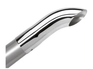Borla Universal Polished Tip Single Round Turndown/Turnout (inlet 2 1/2in. Outlet 2 1/2in) *NO Retur