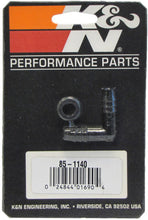 Load image into Gallery viewer, K&amp;N Air Filter Vent Kit - Black - 90 Degree Plastic 3/8in Flange w/ Grommet