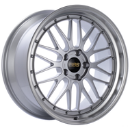 BBS LM 20x9 5x112 ET25 Diamond Silver Center / Diamond Cut Lip Wheel -82mm PFS/Clip Required