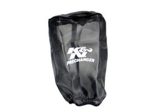 Load image into Gallery viewer, K&amp;N Precharger Air Filter Wrap Black Universal Polyester 8in. Height 5in Base ID x 4.75in Top ID