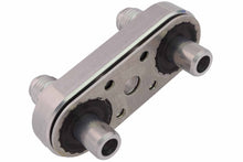 Load image into Gallery viewer, ICT Billet 6L80E 6L90E 8L90E Transmission Cooler Line Adapter Plate with 6AN Fittings Seal