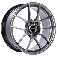 BBS RF 18x7.5 5x114.3 ET50 Diamond Black Wheel - 82mm PFS Required