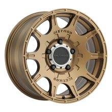 Load image into Gallery viewer, Method MR308 Roost 18x9 +18mm Offset 5x150 110.5mm CB Method Bronze Wheel