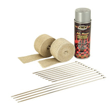 Load image into Gallery viewer, DEI Powersport Motorcycle Exhaust Wrap Kit - Tan wrap w/ Aluminum HT Silicone Coating