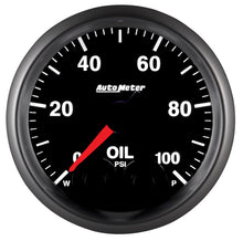 Load image into Gallery viewer, Autometer Elite 52mm Oil Pressure Peak and Warn Gauge w/ Electronic Control