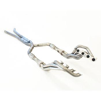 Texas Speed 2015+ Mustang 5.0L 1-7/8" Long Tube Headers & 3" Off-Road X-Pipe - 304 Stainless Steel