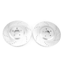 Load image into Gallery viewer, Power Stop 15-19 Dodge Challenger/Charger Hellcat Front Evolution Drilled &amp; Slotted Rotors - Pair