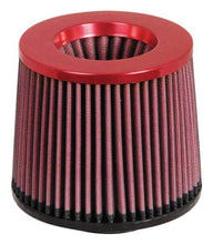 Load image into Gallery viewer, K&amp;N Reverse Conical Universal Air Filter 2-3/4in Flg / 5-7/8in B / 5-1/4in T / 5in H - Red Top