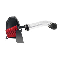 Load image into Gallery viewer, Spectre 07-08 GM Truck V8-4.8/5.3/6.0L F/I Air Intake Kit - Clear Anodized w/Red Filter