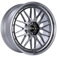 BBS LM 20x10.5 5x114.3 ET35 Diamond Black / Diamond Cut Lip Wheel PFS/Clip Required