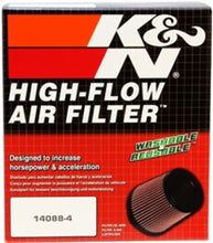 Load image into Gallery viewer, K&amp;N Universal Chrome Filter Round Tapered 3.75in Flange ID/5.75in Base OD/3.5in Top OD/6.75in Height