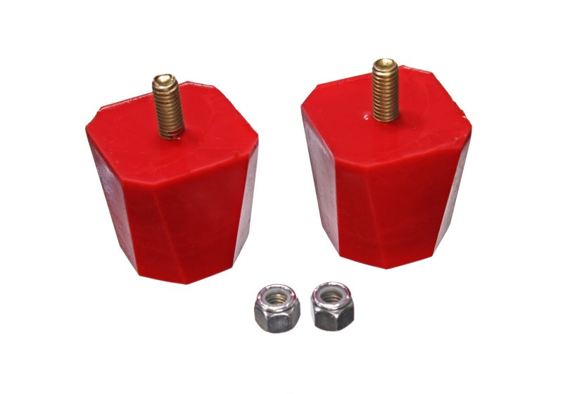 Energy Suspension Bump Stop 2in Tall 2in Square - Red