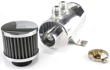 Load image into Gallery viewer, Catch Can 10an Baffle Silver