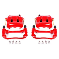 Power Stop 05-14 Ford Mustang Front Red Calipers w/Brackets - Pair