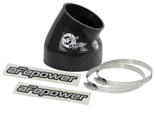 Load image into Gallery viewer, aFe Magnum FORCE Silicone Replacement Coupling Kit 4in ID x 30 Deg. Elbow Coupler - Black