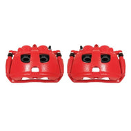 Power Stop 09-10 Dodge Ram 2500 Rear Red Calipers w/Brackets - Pair