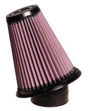 Load image into Gallery viewer, K&amp;N Rubber Round Tapered Angled Air Filter 2.5in Flng ID 5.25in Bs OD 2.5in Tp OD 5.75in H