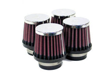 Load image into Gallery viewer, K&amp;N Universal Chrome Filter 2.125 Flange ID / 3 in Base OD / 2in Top OD / 3in Height