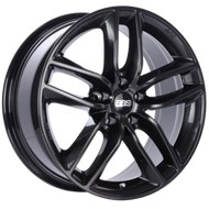 BBS SX 20x9 5x112 ET30 Crystal Black Wheel -82mm PFS/Clip Required