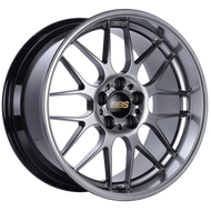 BBS RG-R 19x9.5 5x114.3 ET22 Diamond Black Wheel -82mm PFS/Clip Required