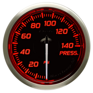 DEFI Racer Pressure Gauge N2 52mm 140 PSI (US) Red