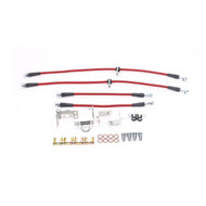 Power Stop 05-14 Ford Mustang Front & Rear SS Braided Brake Hose Kit
