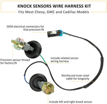 Load image into Gallery viewer, Orion Motor Tech Knock Sensor 12601822 with Harness Kit 12589867, Compatible with Chevy Silverado, Tahoe, Express, Suburban | GMC Savana, Sierra - Set of 2
