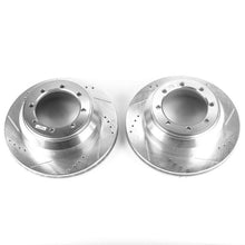 Load image into Gallery viewer, Power Stop 03-05 Ford E-350 Club Wagon Rear Evolution Drilled &amp; Slotted Rotors - Pair