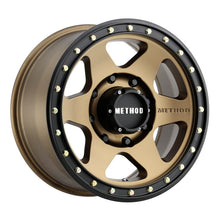 Load image into Gallery viewer, Method MR310 Con6 17x8.5 0mm Offset 8x6.5 130.81mm CB Method Bronze/Black Street Loc Wheel