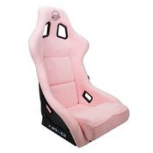 Load image into Gallery viewer, NRG FRP Bucket Seat PRISMA Edition w/ Pearlized Back/ Pink Alcantara w/ Phone Pockets - Large