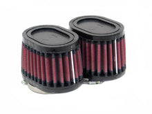 Load image into Gallery viewer, K&amp;N Filter Universal Rubber Filter Oval Tapered 4in Base O/S L x 3.5in Top O/S L x 2.75in H