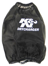 Load image into Gallery viewer, K&amp;N Black DryCharger Round Tapered Air Filter Wrap