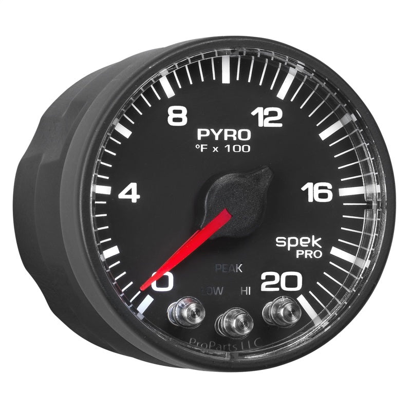 Autometer Spek-Pro 52.4mm 0-2000F Digital Stepper Motor Pyrometer Gaug ...
