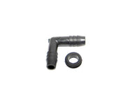 K&N Air Filter Vent Kit - Black - 90 Degree Plastic 3/8in Flange w/ Grommet