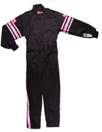RaceQuip Pink Trim SFI-1 JR. Suit - Kids XSM