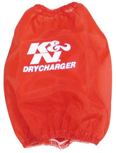 Load image into Gallery viewer, K&amp;N Red DryCharger Round Tapered Air Filter Wrap
