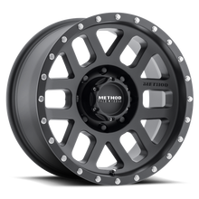Load image into Gallery viewer, Method MR306 Mesh 17x8.5 0mm Offset 8x170 130.81mm CB Matte Black Wheel