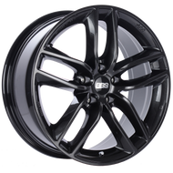 BBS SX 17x7.5 5x112 ET45 Crystal Black Wheel -82mm PFS/Clip Required