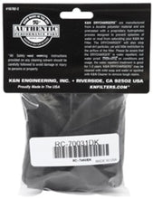 Load image into Gallery viewer, K&amp;N Drycharger Filter Wrap, Oval Tapered, Black
