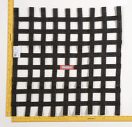 RaceQuip Black 24 X 24 SFI Ribbon Net