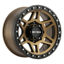 Load image into Gallery viewer, Method MR312 18x9 +18mm Offset 8x170 130.81mm CB Method Bronze/Black Street Loc Wheel