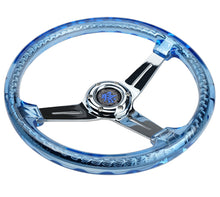 Load image into Gallery viewer, NRG Reinforced Steering Wheel - Matsuri 350mm 2in Deep Dish Clear Acrylic Steering Wheel