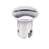 Aluminum Oval Head Quarter Turn Fasteners, .500 In. Grip, 10/Pack
